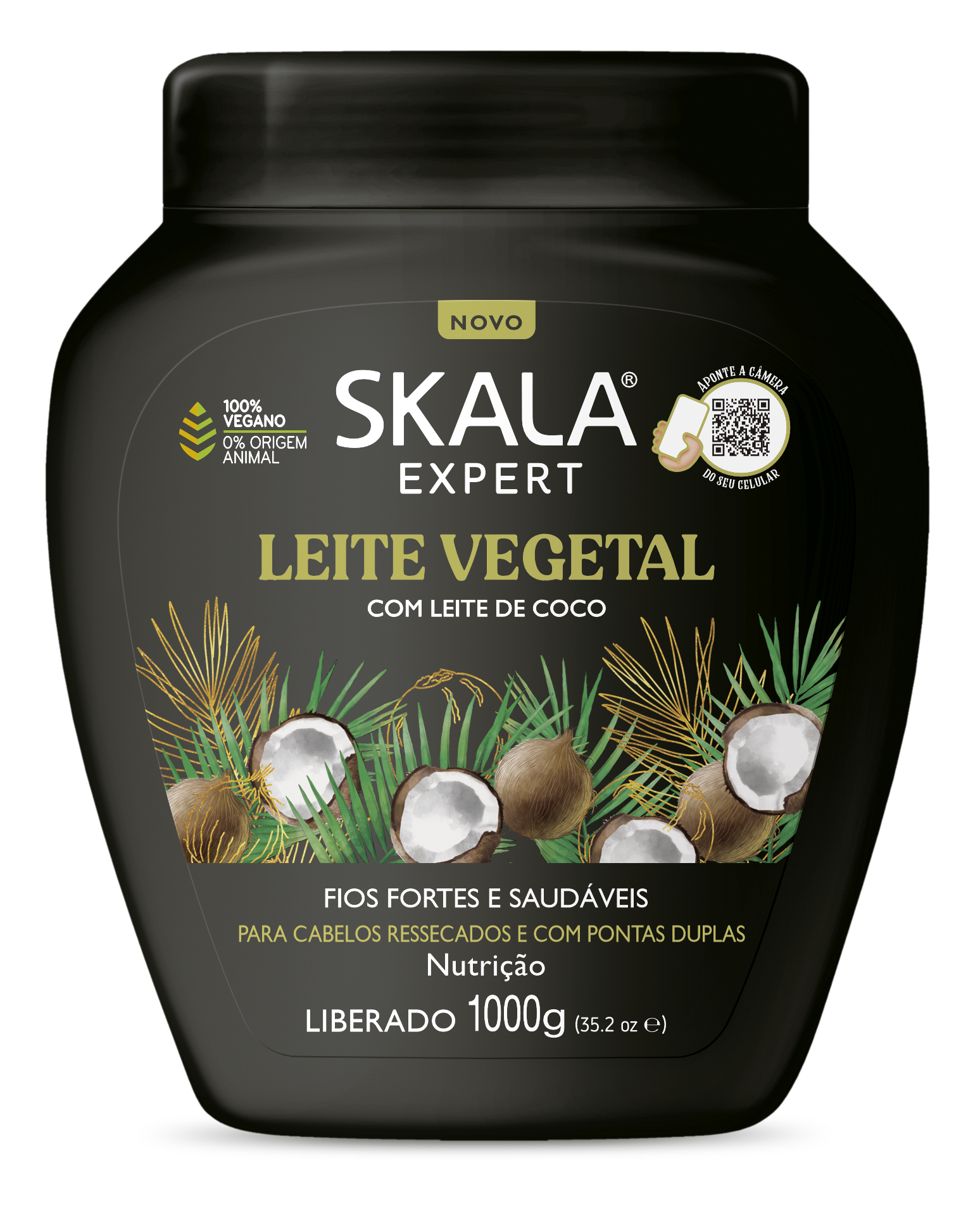 CREME DE TRATAMENTO LEITE VEGETAL SKALA