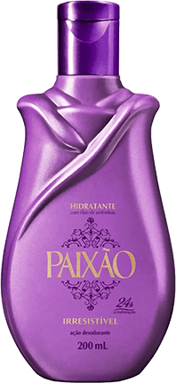 HIDRATANTE IRRESISTÍVEL PAIXÃO