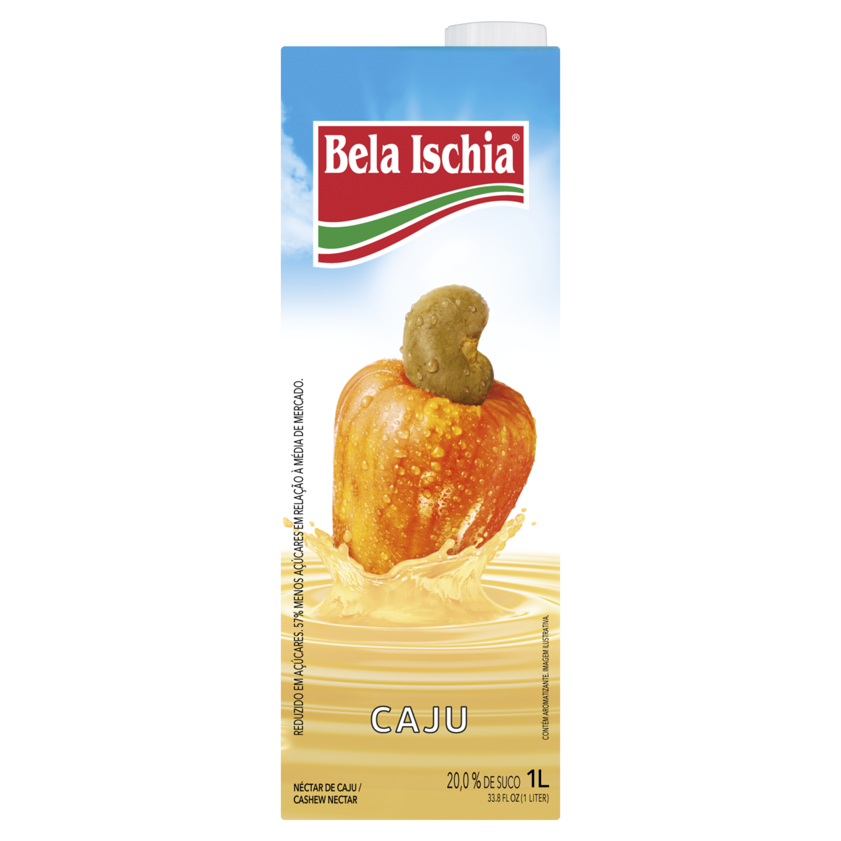 SUCO TP CAJU NECTAR BELA ISCHIA 