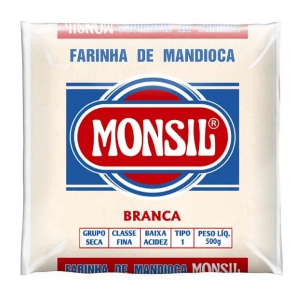 FARINHA DE MANDIOCA BRANCA MONSIL 