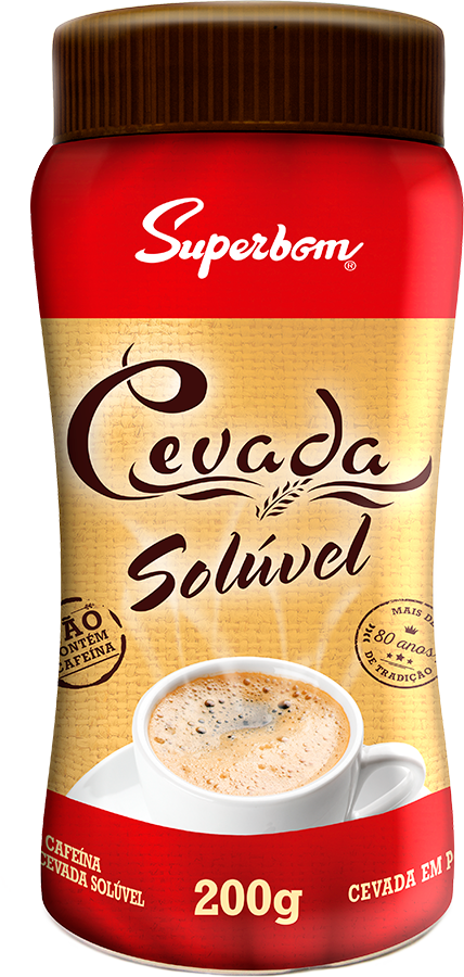 CAFÉ DE CEVADA SOLÚVEL POTE SUPERBOM  