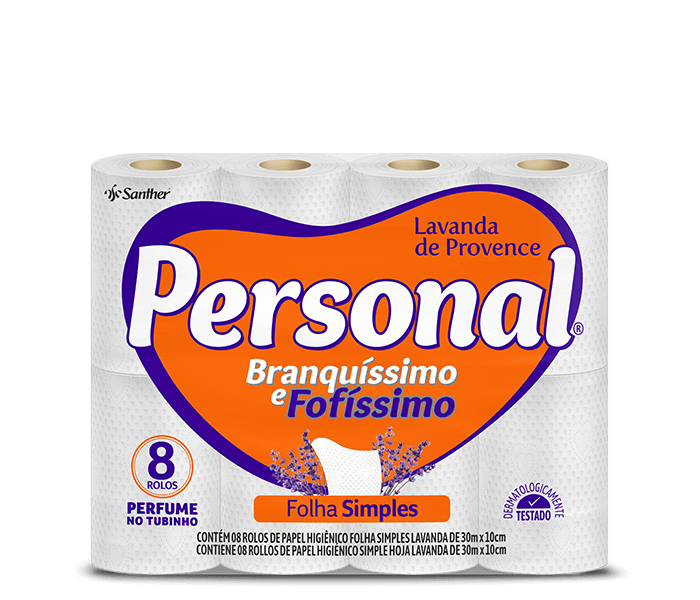 PAPEL HIGIÊNICO LAVANDA COMPACTO PERSONAL 