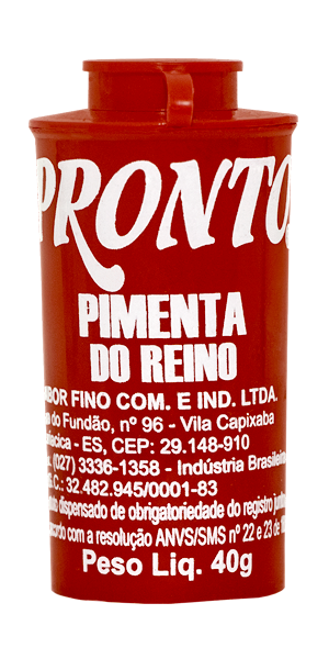 PIMENTA DO REINO TUBO PRONTO 