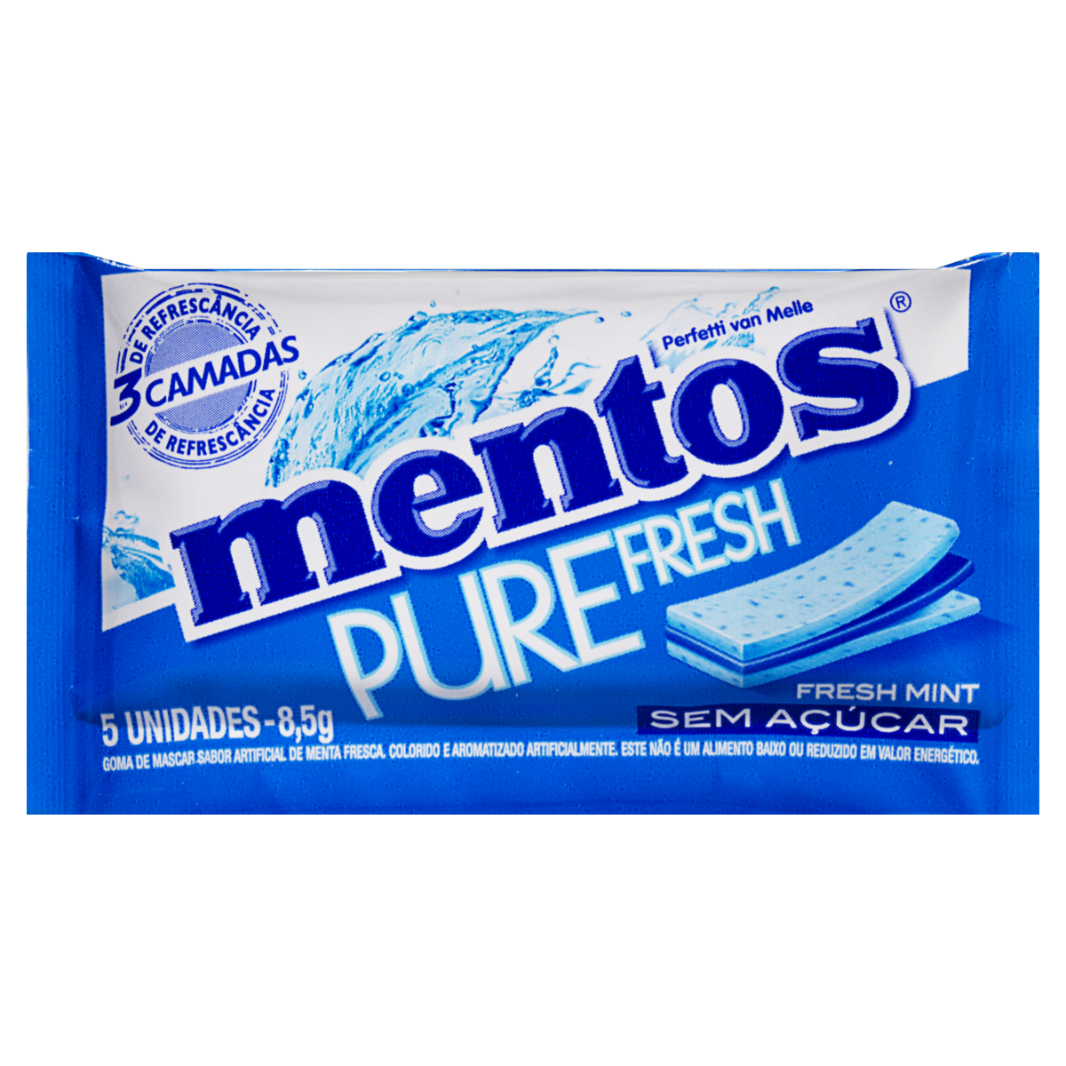 GOMA DE MASCAR FRESH MINT MENTOS