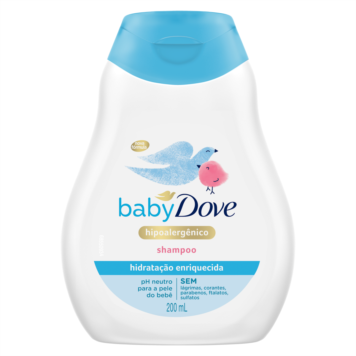 SHAMPOO HIDRATAÇÃO HENRIQUECIDA DOVE BABY 