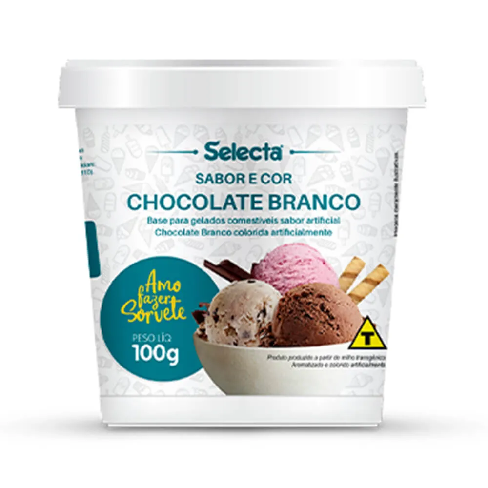 SORVETINA CHOCOLATE BRANCO SELECTA 