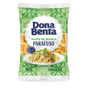 MACARRÃO SEMOLA PARAFUSO DONA BENTA 