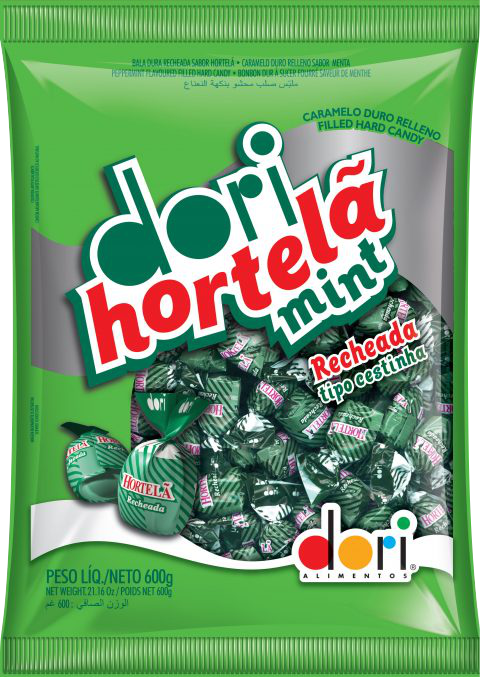 BALA HORTELÃ MINT RECHEADA DORI 