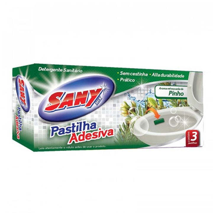 PASTILHA ADESIVA SANITÁRIO PINHO SANY