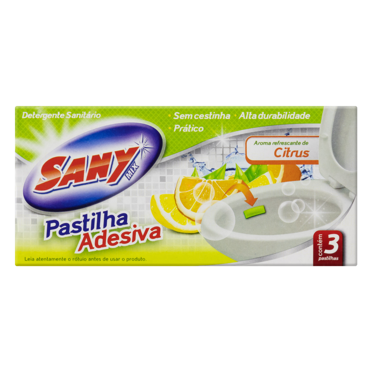 PASTILHA ADESIVA SANITÁRIA CITRUS SANY