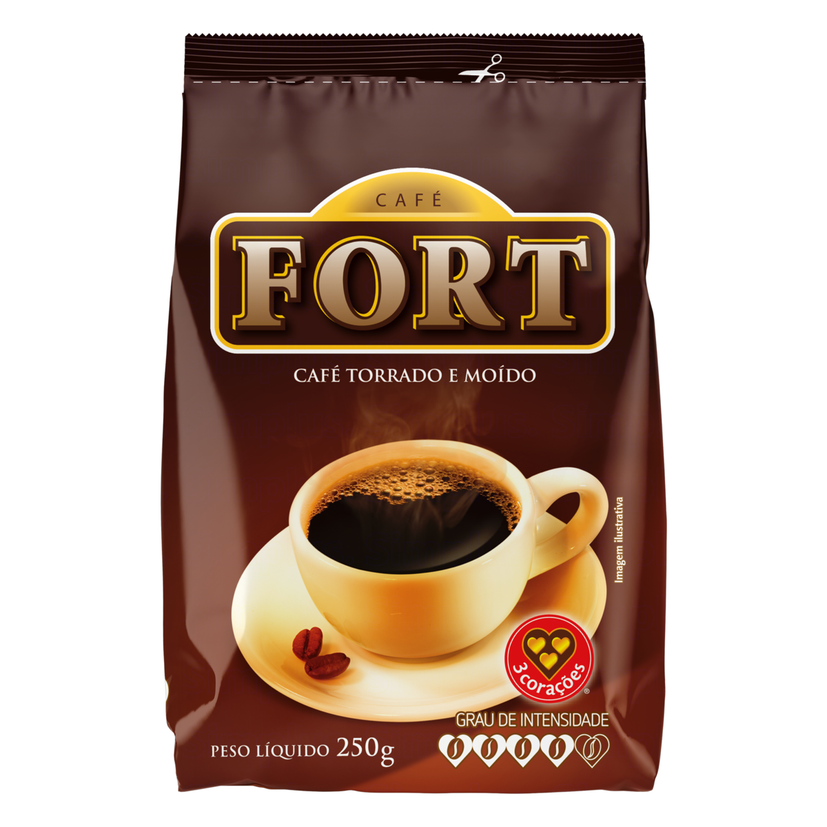 CAFÉ FORT 3 CORAÇÕES 