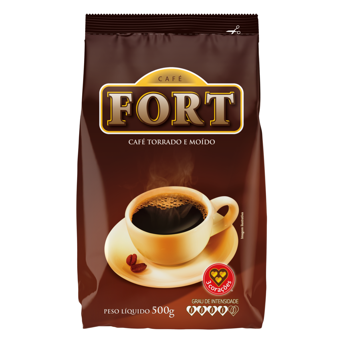 CAFÉ FORT 3 CORAÇÕES 