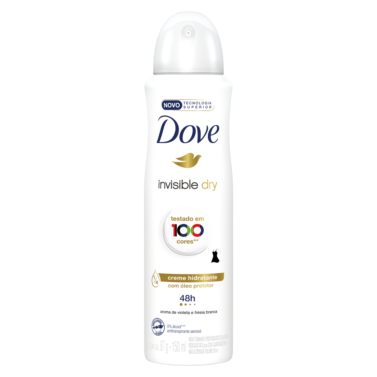 DESODORANTE AEROSOL INVISIBLE DRY DOVE 