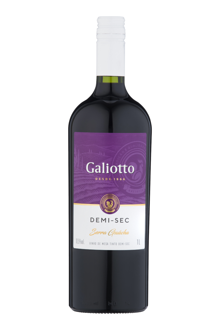 BEBIDA VINHO TINTO DEMI-SEC GALIOTTO 