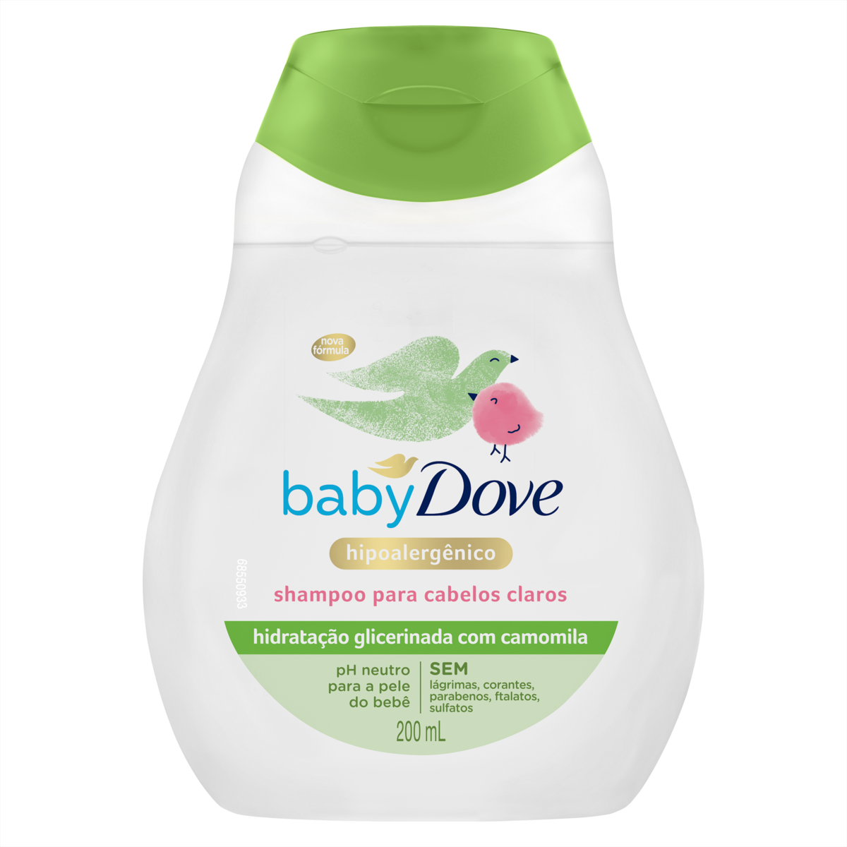 SHAMPOO CABELOS CLARO HIDRATAÇÃO HENRIQUECIDA DOVE BABY 