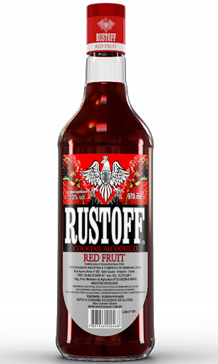 BEBIDA VODKA RED FRUIT RUSTOFF