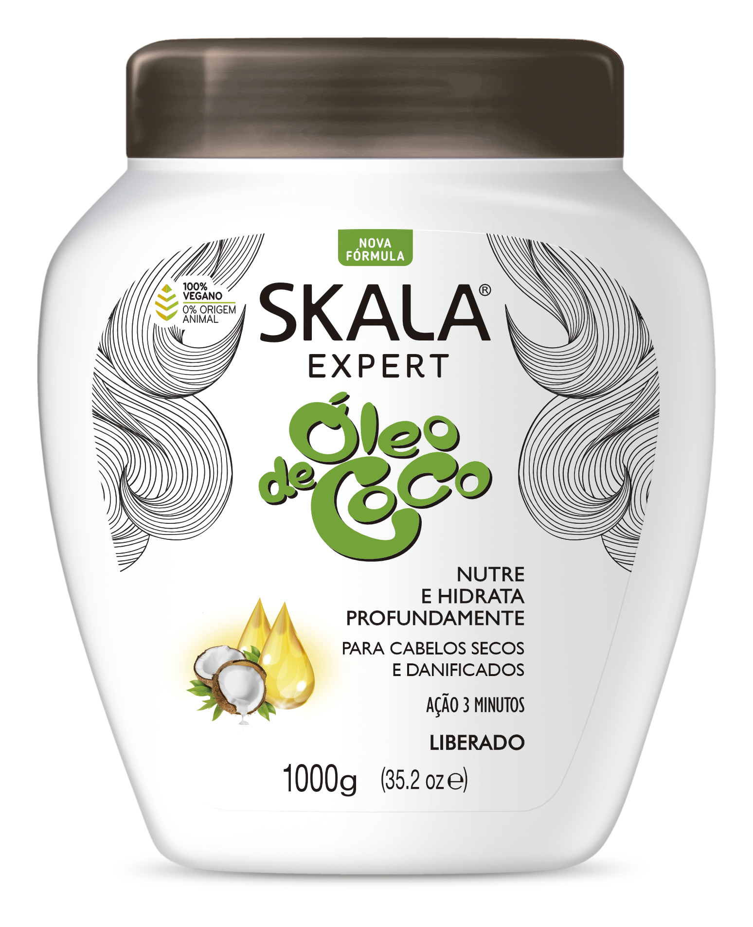 CREME DE TRATAMENTO ÓLEO DE COCO SKALA