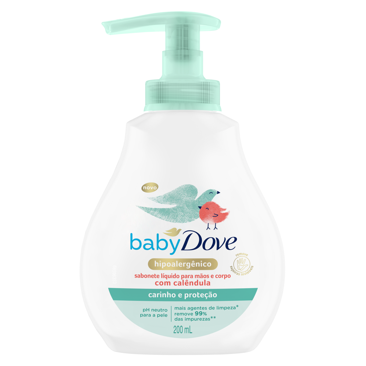 SABONETE LÍQUIDO HIDRATAÇÃO SENSÍVEL DOVE BABY 