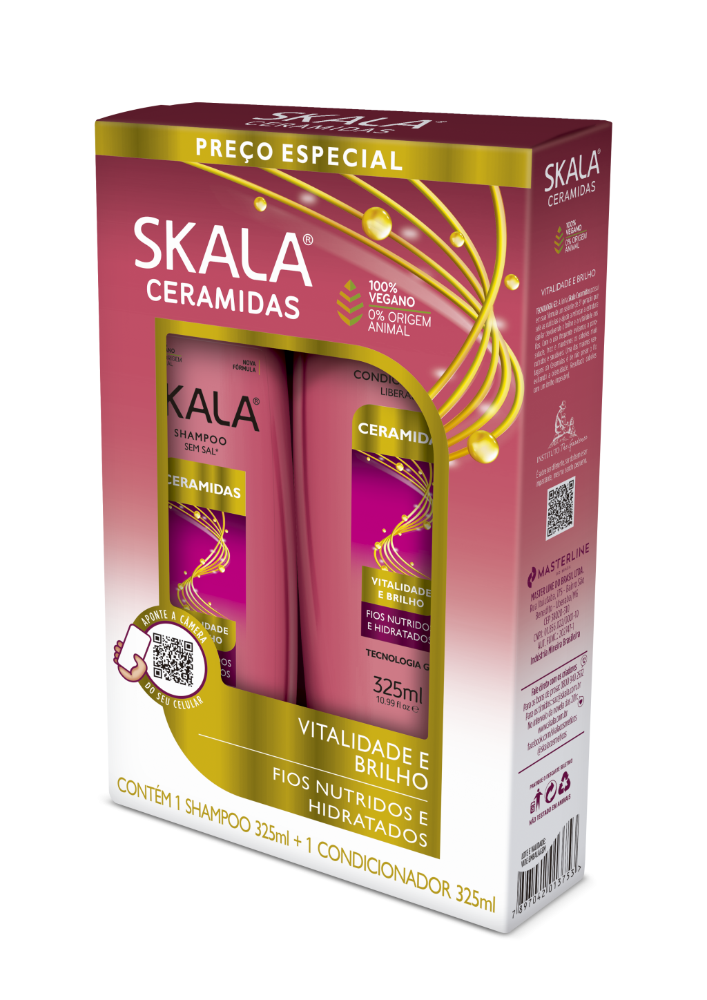 SHAMPOO+CONDICIONADOR CERAMIDAS SKALA 