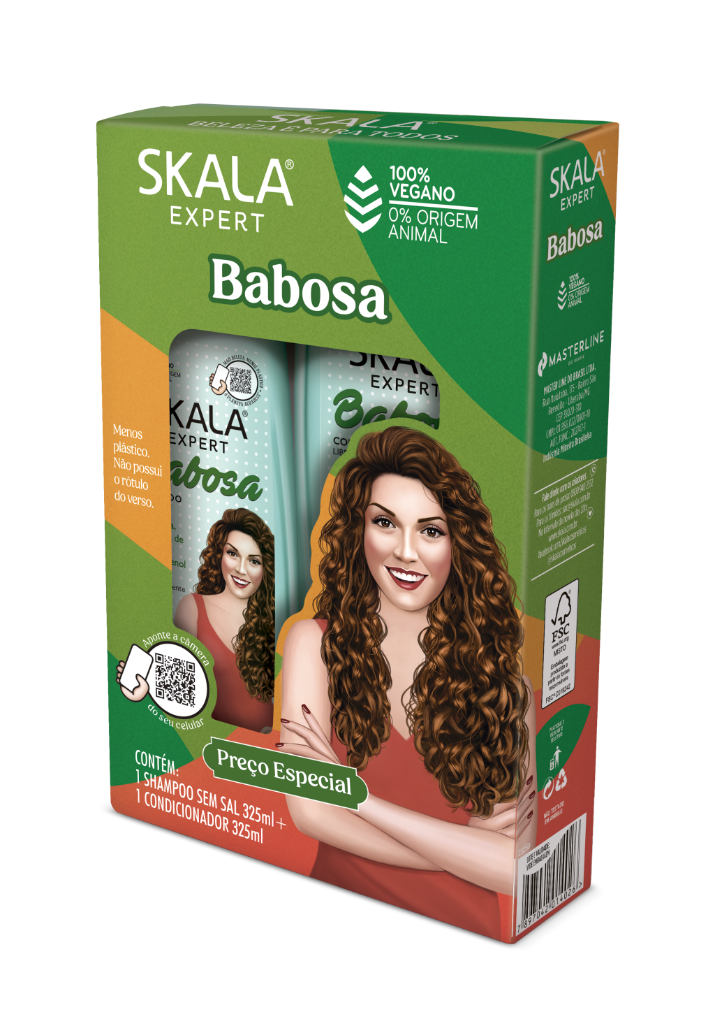 SHAMPOO+CONDICIONADOR BABOSA SKALA 