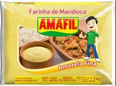 FARINHA DE MANDIOCA AMARELA FINA AMAFIL 