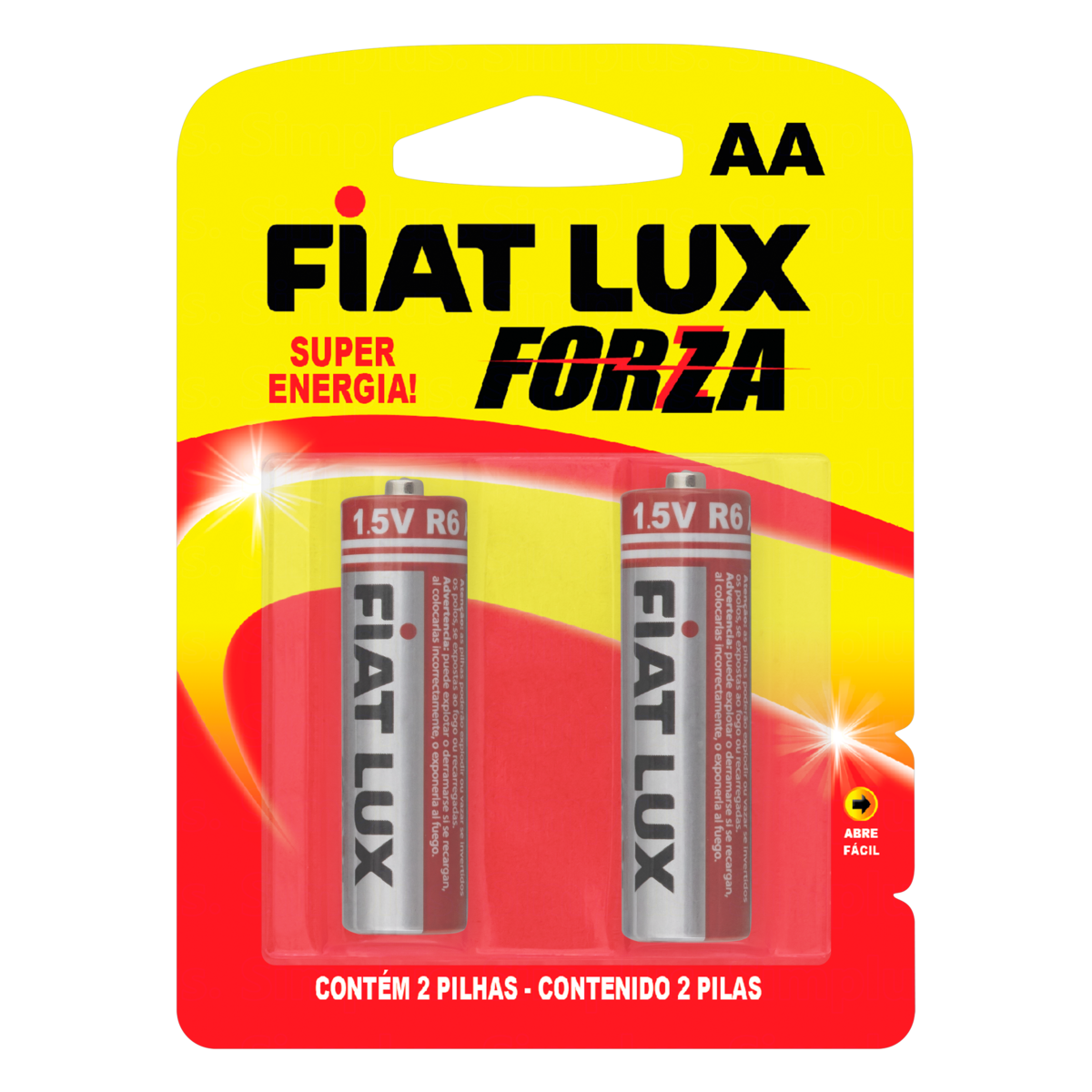 PILHA COMUM AA PEQUENA FIAT LUX 