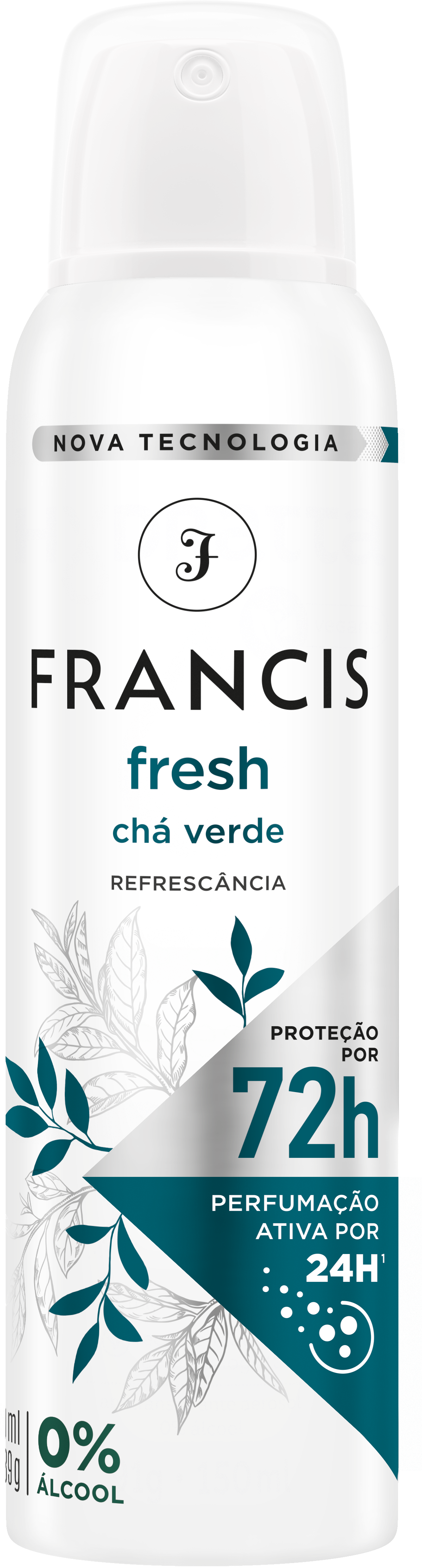 DESODORANTE AEROSOL FRESH CHÁ VERDE FRANCIS