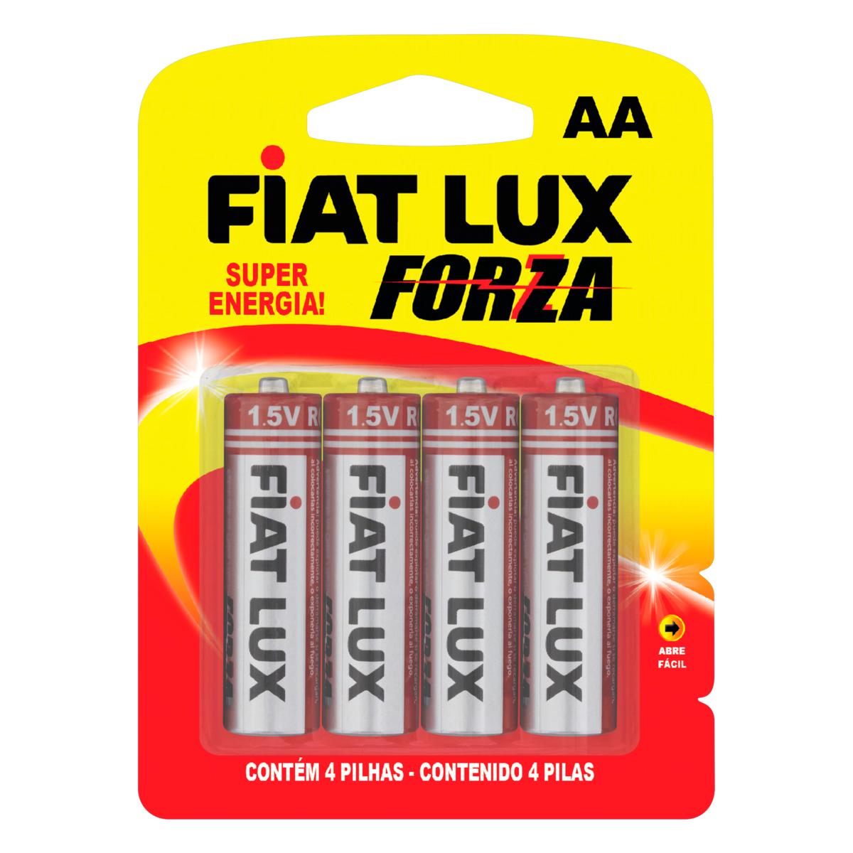 PILHA COMUM PEQUENA AA FIAT LUX