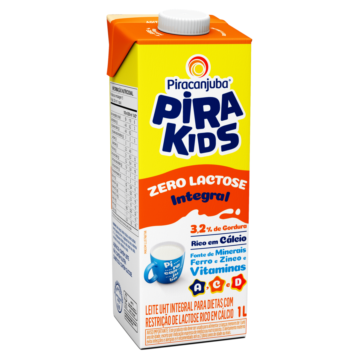 LEITE ZERO LACTOSE INTEGRAL TIPO EDGE PIRAKIDS