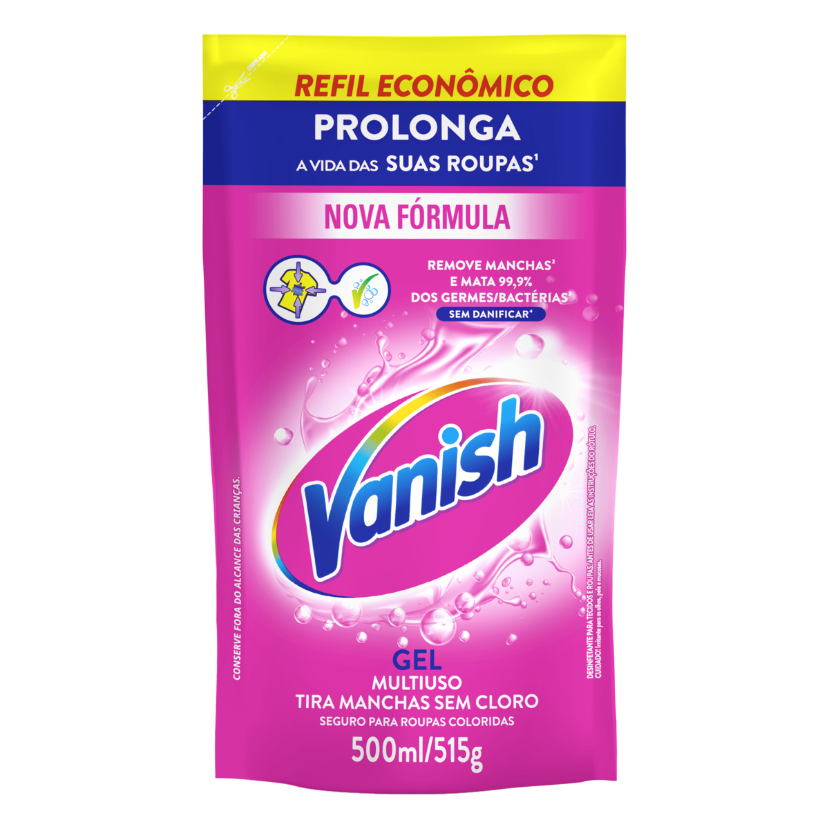 TIRA MANCHAS GEL PINK SC VANISH 