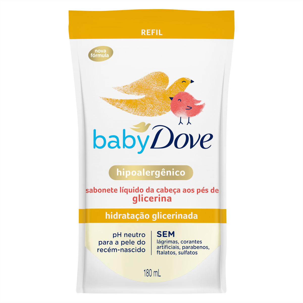 SABONETE LÍQUIDO HIFRATAÇÃO GLICERINADA REFIL DOVE BABY