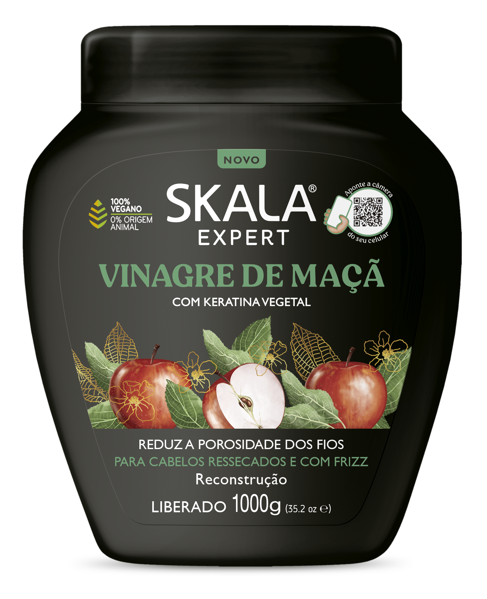 CREME DE TRATAMENTO VINAGRE DE MAÇA SKALA 