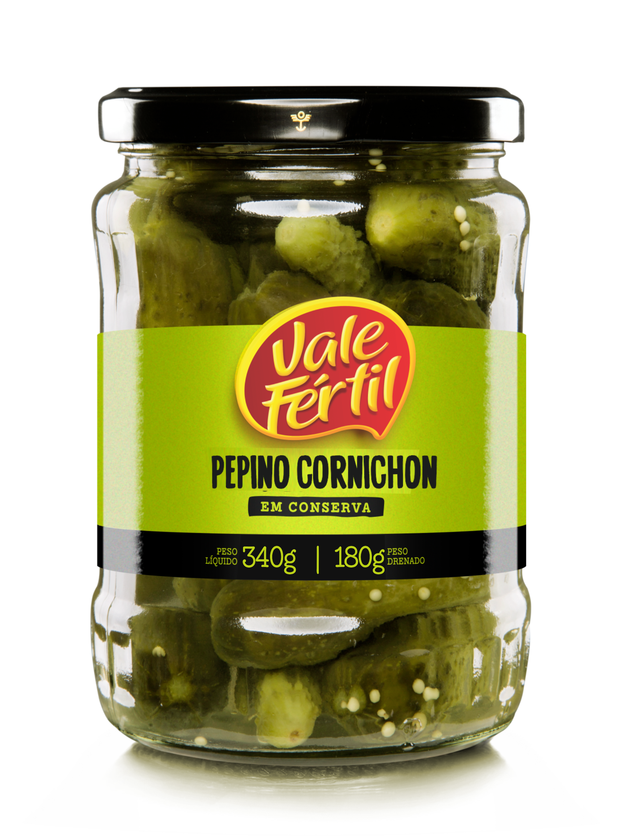 PEPINO CORNICHON VIDRO VALE FÉRTIL 