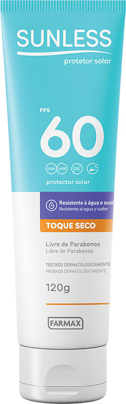 PROTETOR SOLAR FPS60 SUNLESS