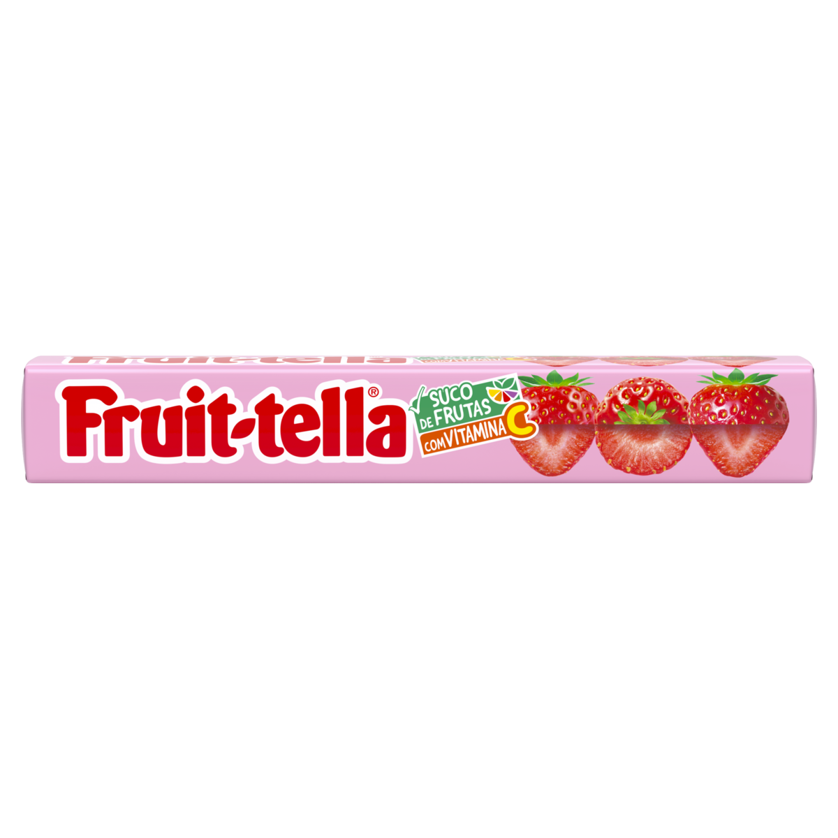 BALA MASTIGÁVEL MORANGO FRUITTELLA