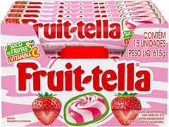 BALA DURA MORANGO COM CREME DE LEITE FRUITTELLA