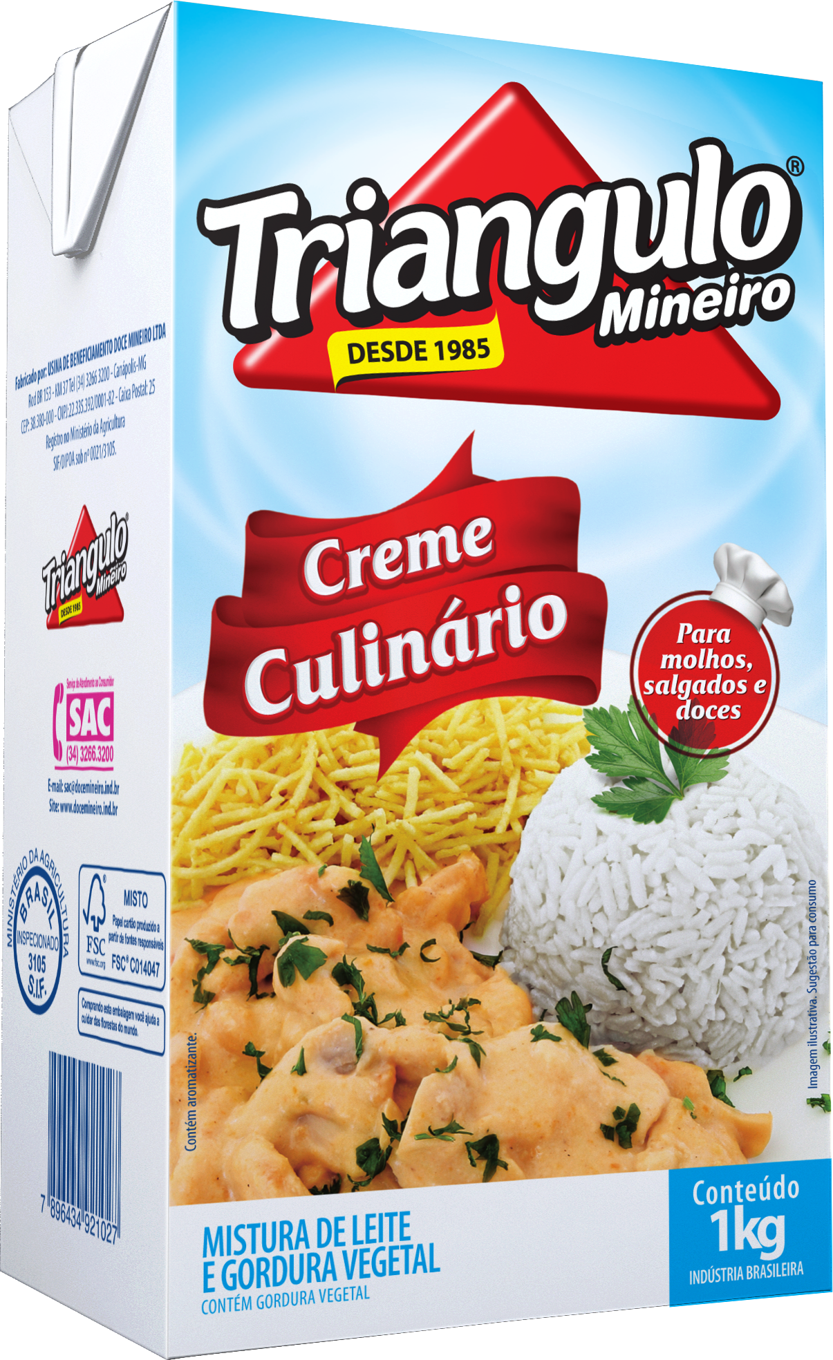 CREME DE LEITE CULINÁRIO TP TRIÂNGULO