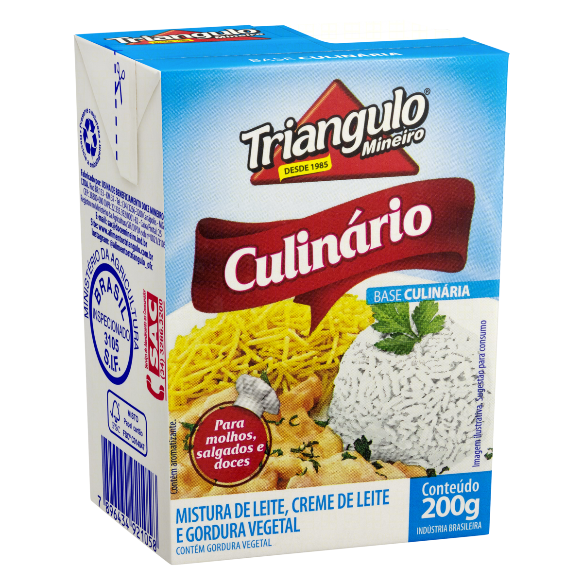 CREME DE LEITE CULINÁRIO TP TRIÂNGULO 