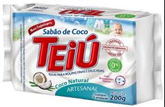 SABÃO TABLETE INDIVIDUAL COCO TEIU