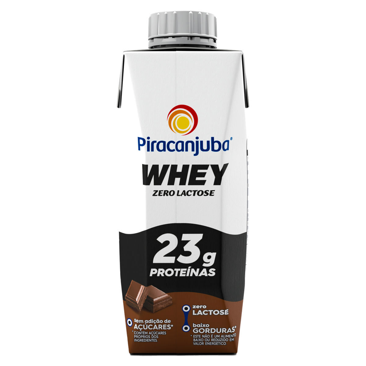 BEBIDA LÁCTEA WHEY 23GR ZERO LACTOSE CACAU PIRACANJUBA