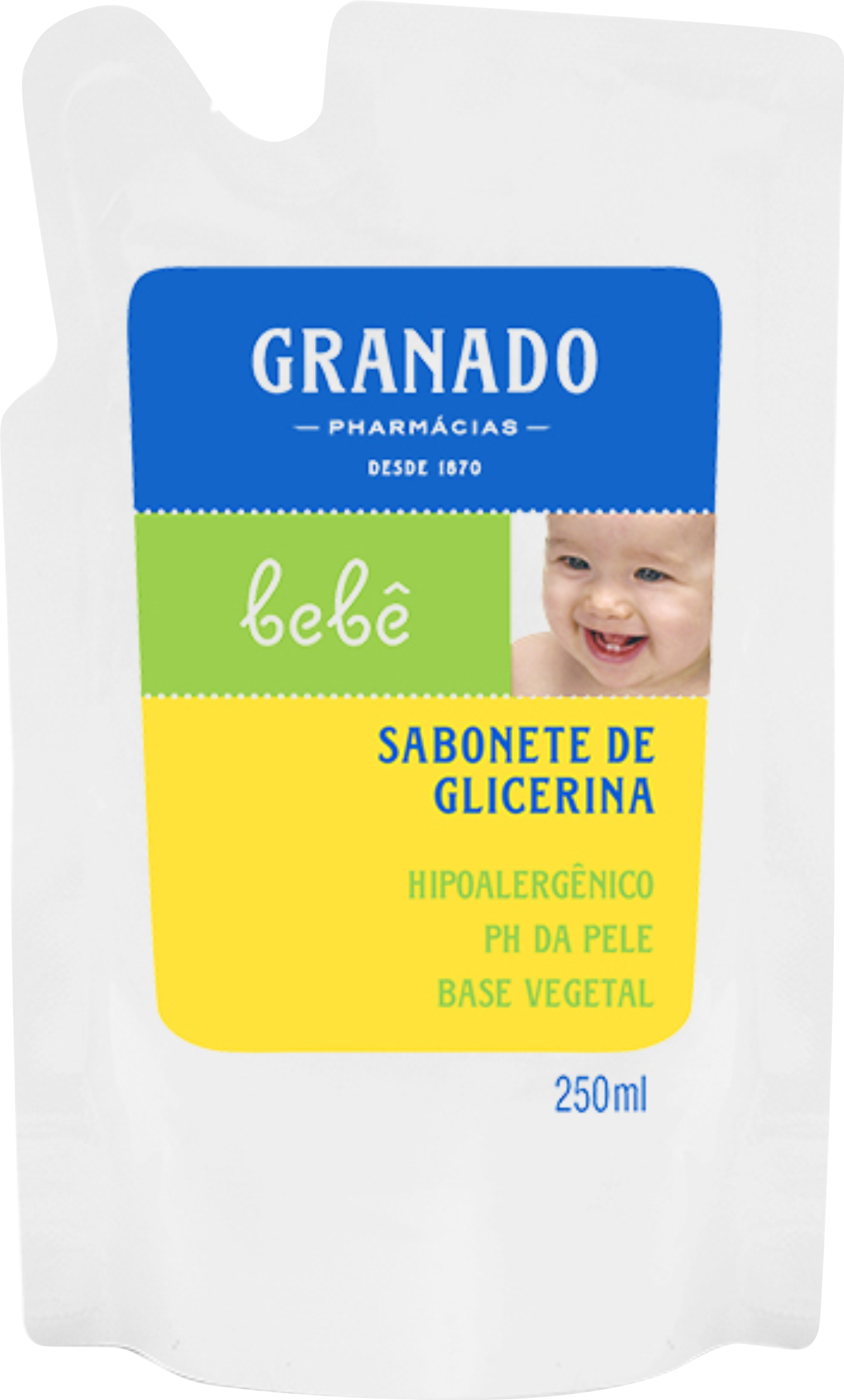 SABONETE LÍQUIDO GLICERINA BEBÊ REFIL GRAMADO 