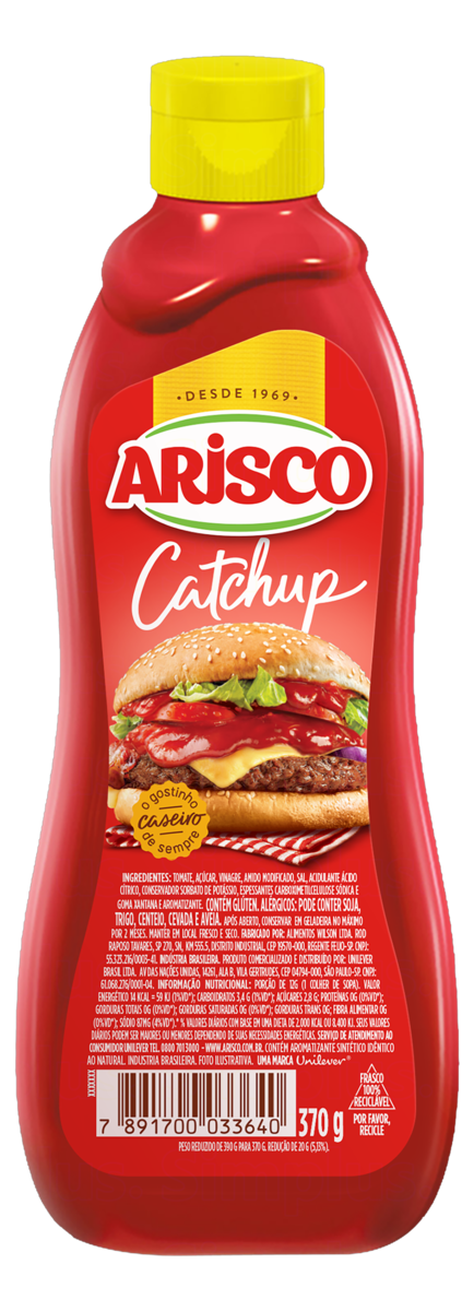 KETCHUP BISNAGA ARISCO 