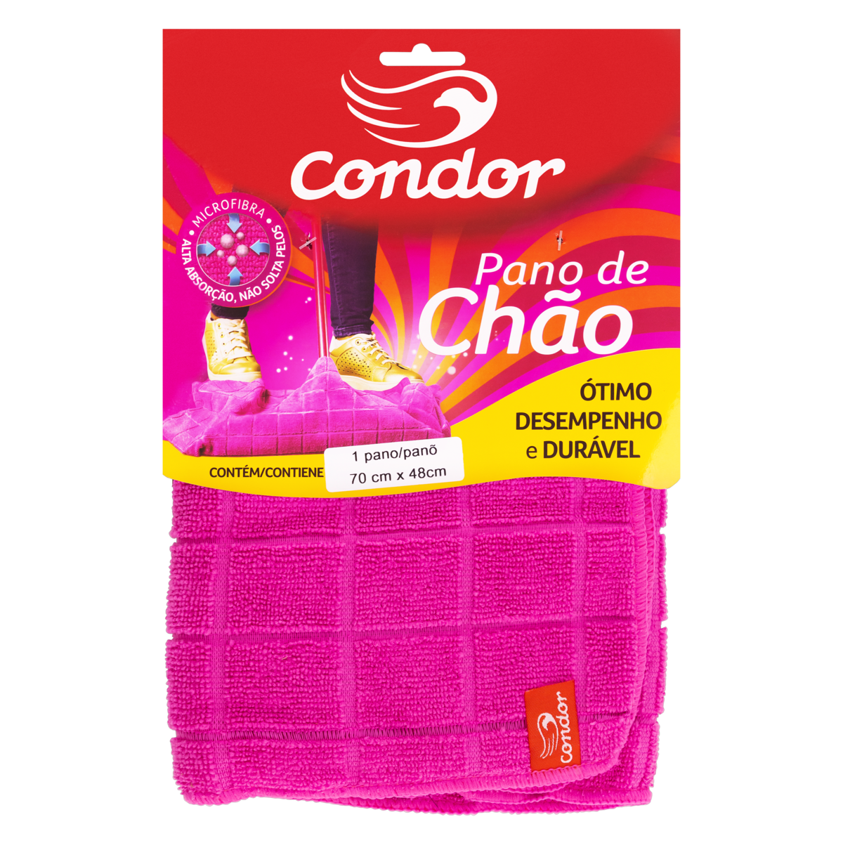 PANO DE CHÃO MICROFIBRA CONDOR