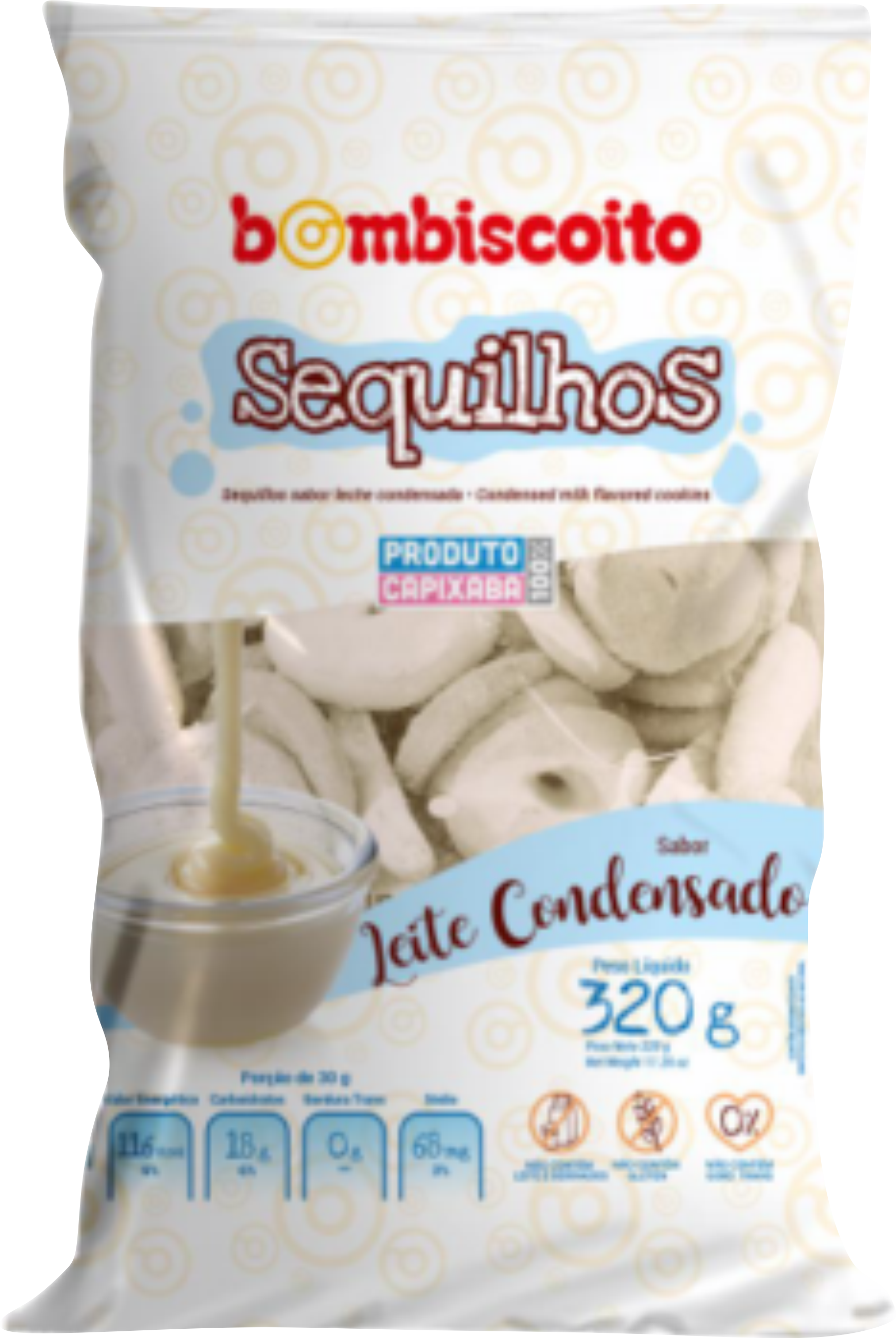 SEQUILHOS LEITE CONDENSADO BOMBISCOITO 