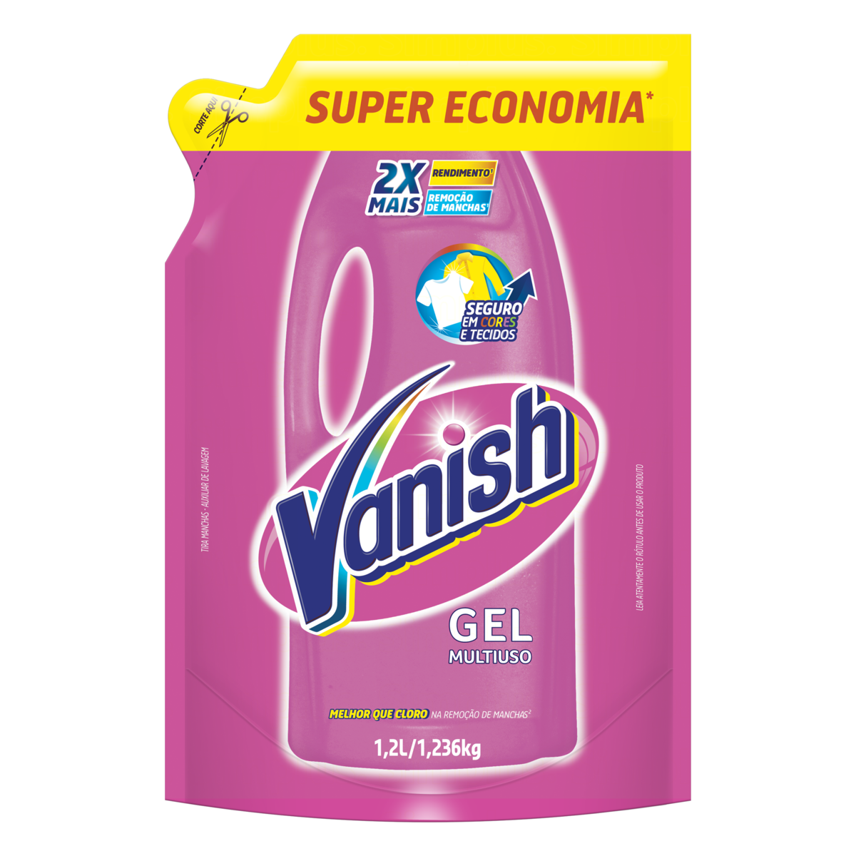 TIRA MANCHAS GEL PINK SACHÊ VANISH