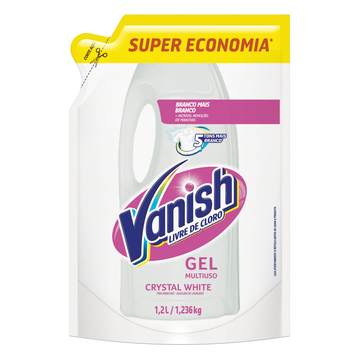 TIRA MANCHAS GEL CRYSTAL WHITE SACHÊ VANISH