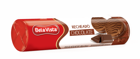 BISCOITO RECHEADO CHOCOLATE BELA VISTA 