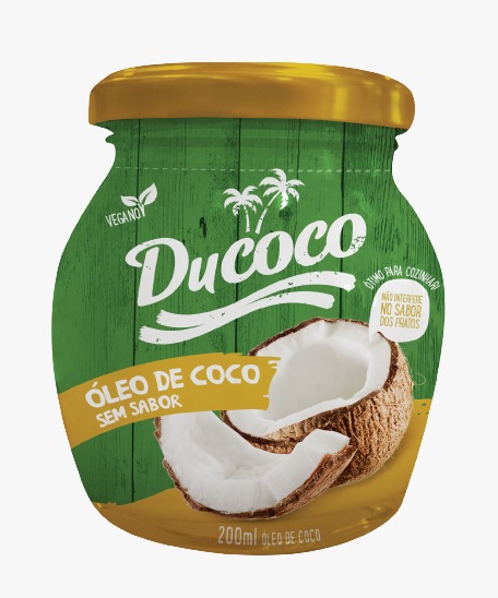 ÓLEO DE COCO VIDRO SEM SABOR DUCOCO 