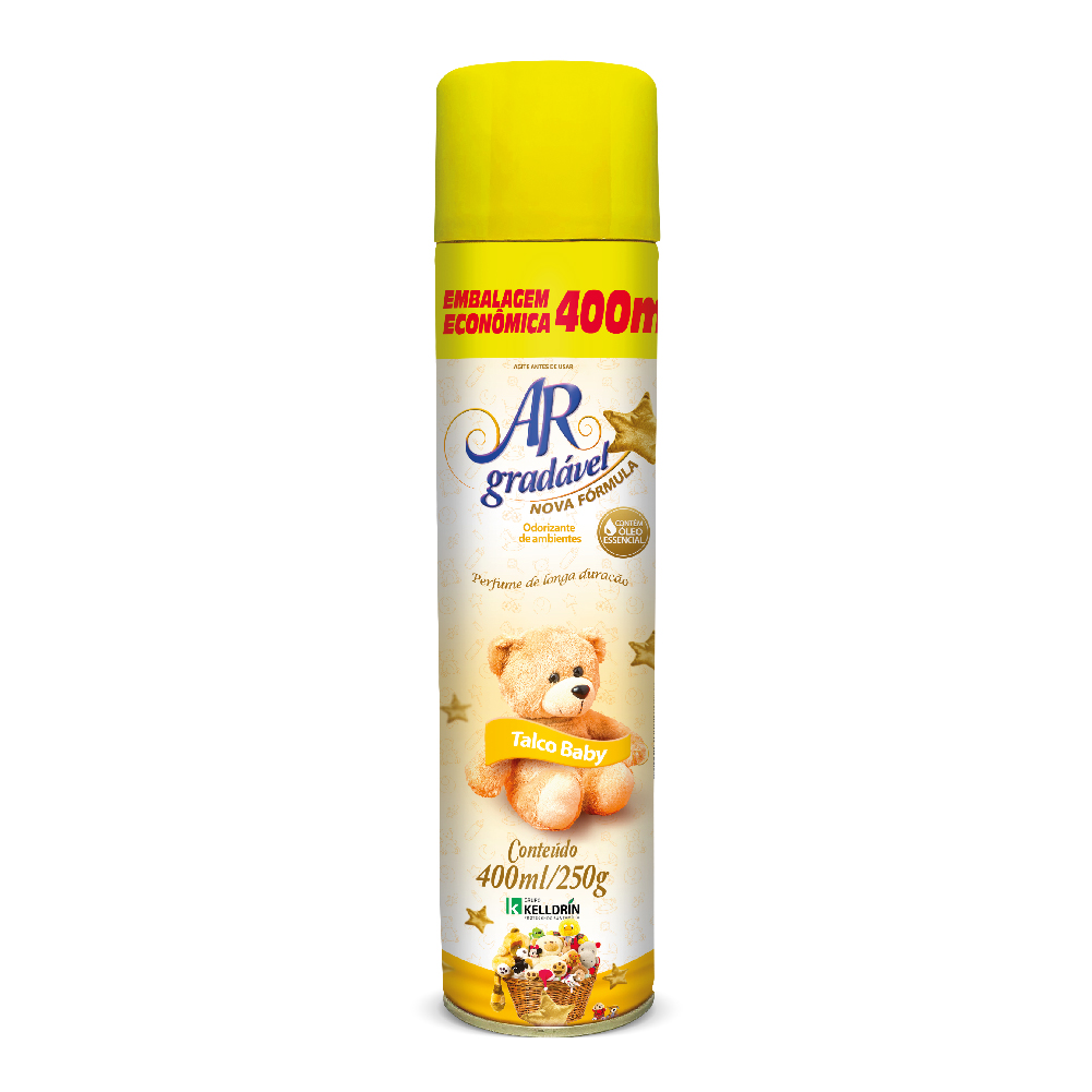 ODORIZADOR TALCO BABY AR GRADÁVEL