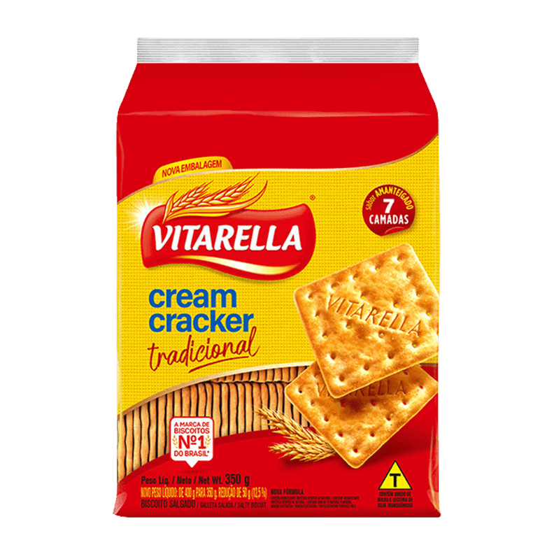 BISCOITO CREAM CRACKER VITARELLA  